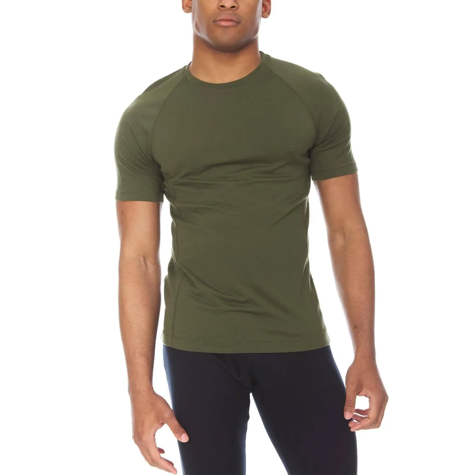 Micro Weight - Men's Wool Raglan T-Shirt Woolverino - Image 2