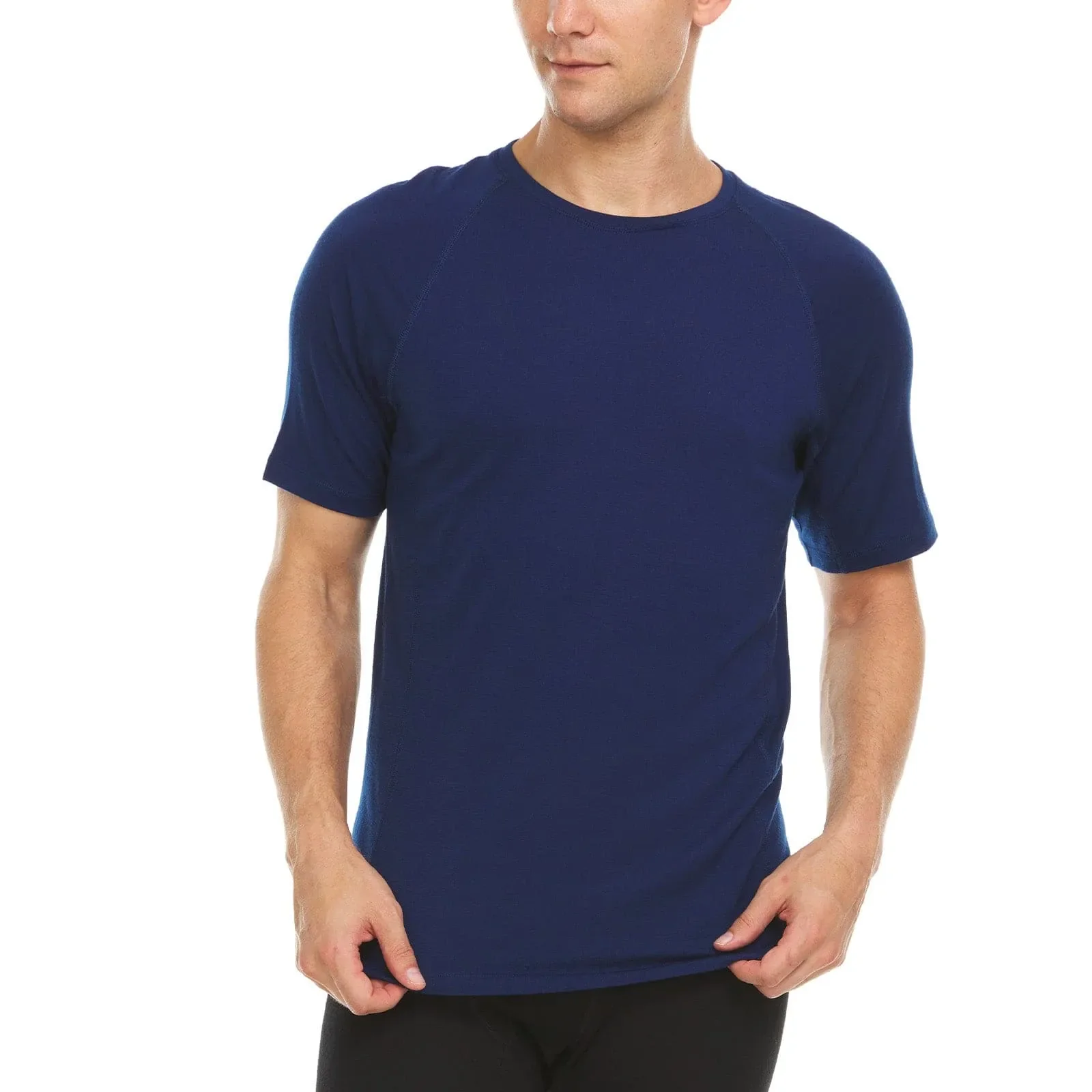 Micro Weight - Men's Wool Raglan T-Shirt Woolverino - Image 21