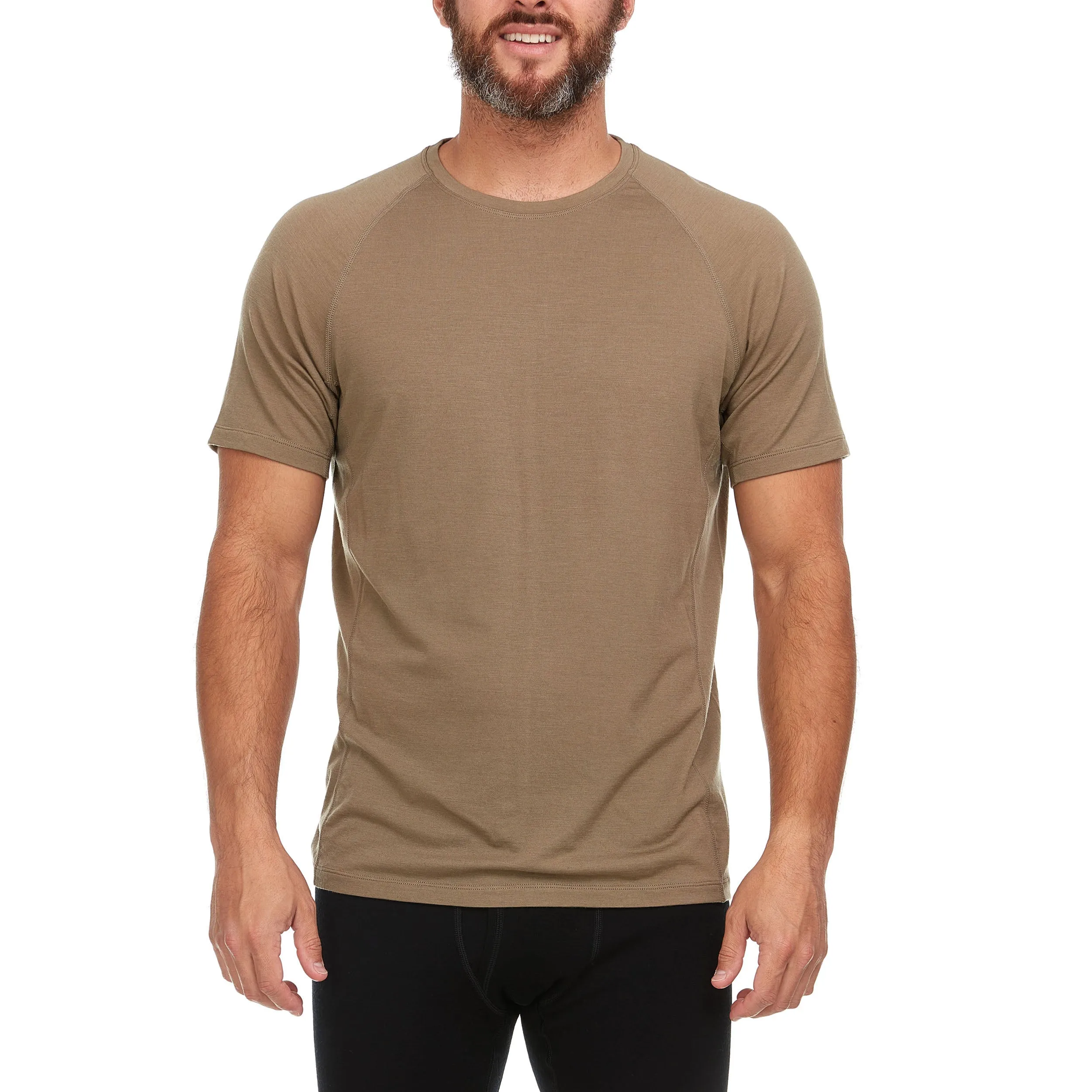 Micro Weight - Men's Wool Raglan T-Shirt Woolverino - Image 25