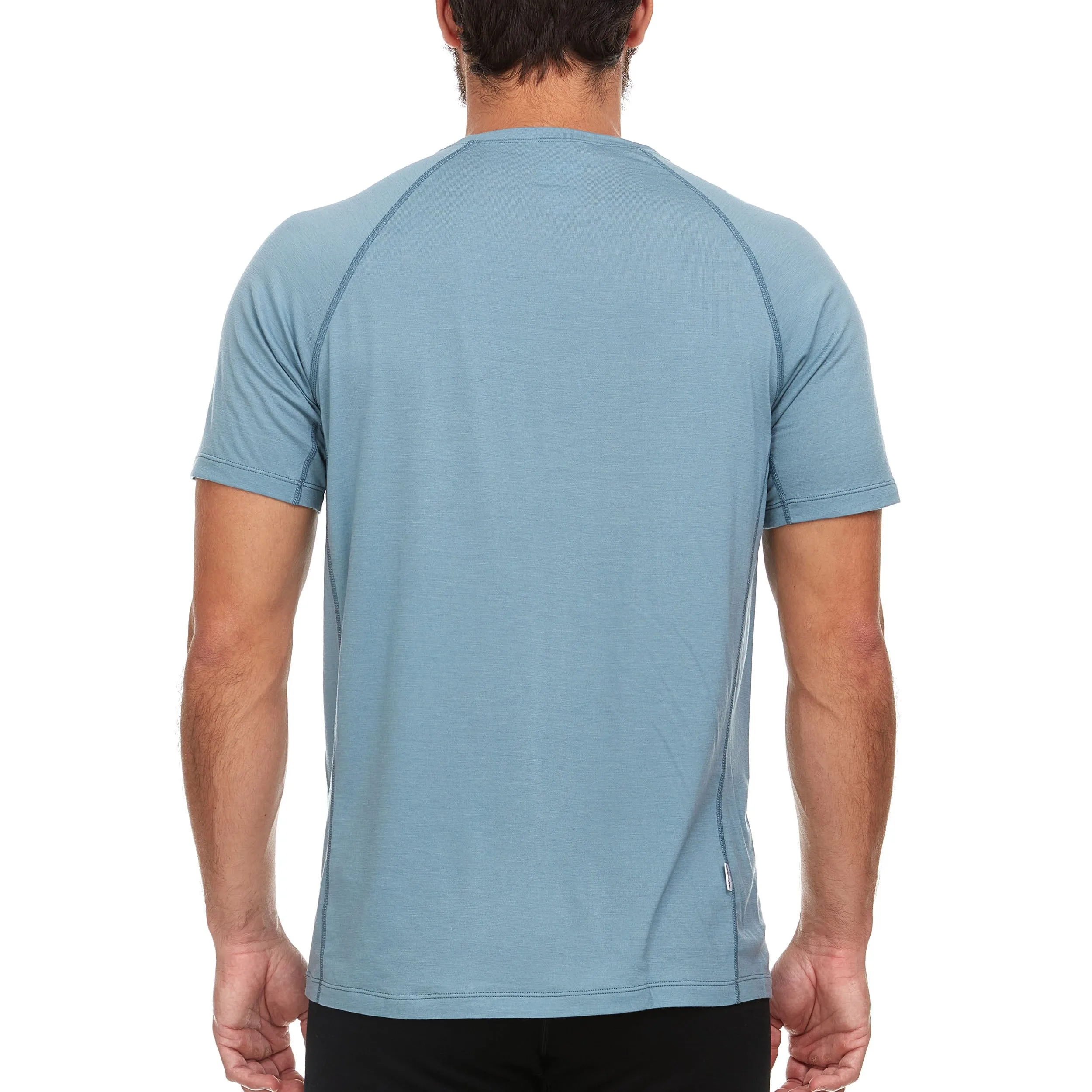 Micro Weight - Men's Wool Raglan T-Shirt Woolverino - Image 30