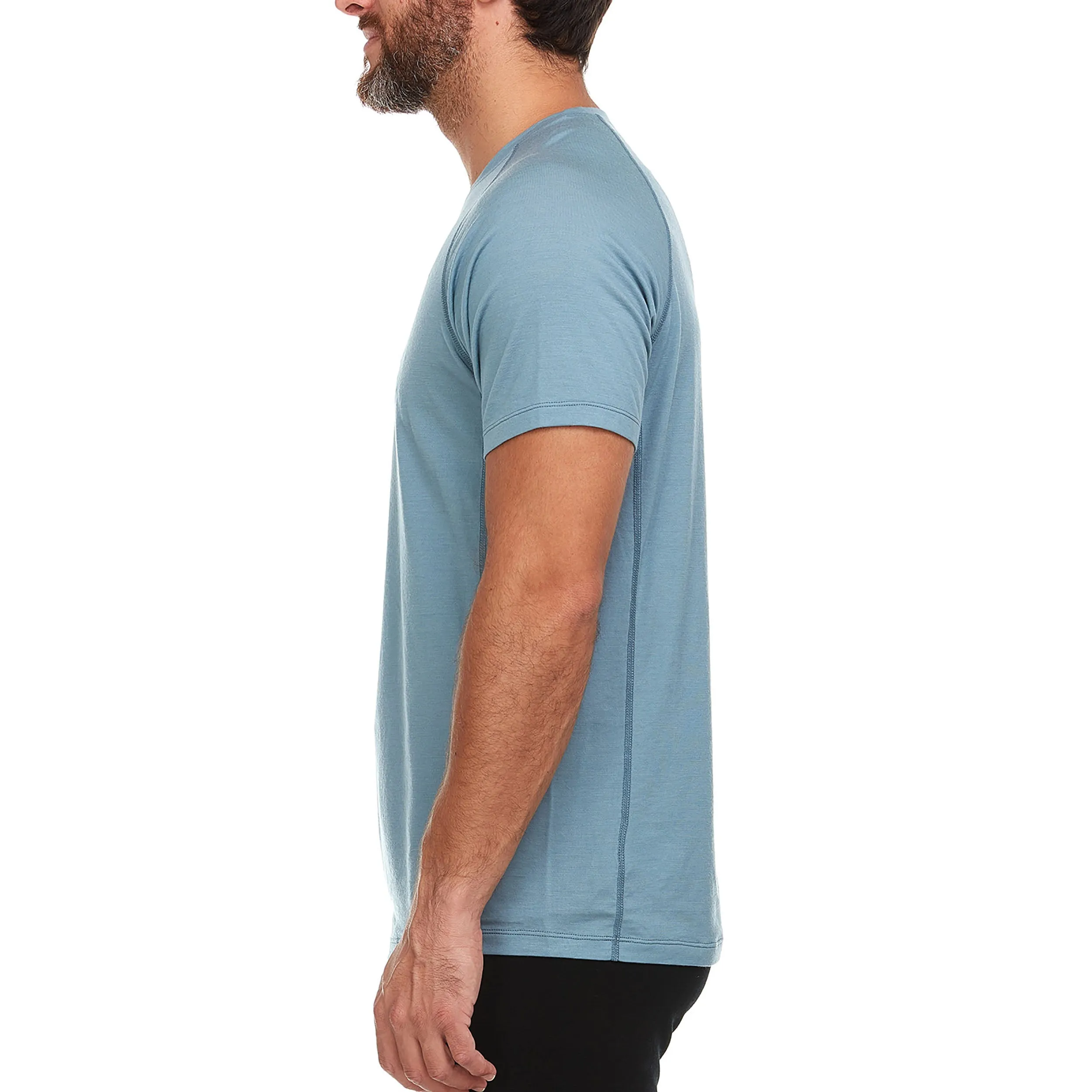 Micro Weight - Men's Wool Raglan T-Shirt Woolverino - Image 31
