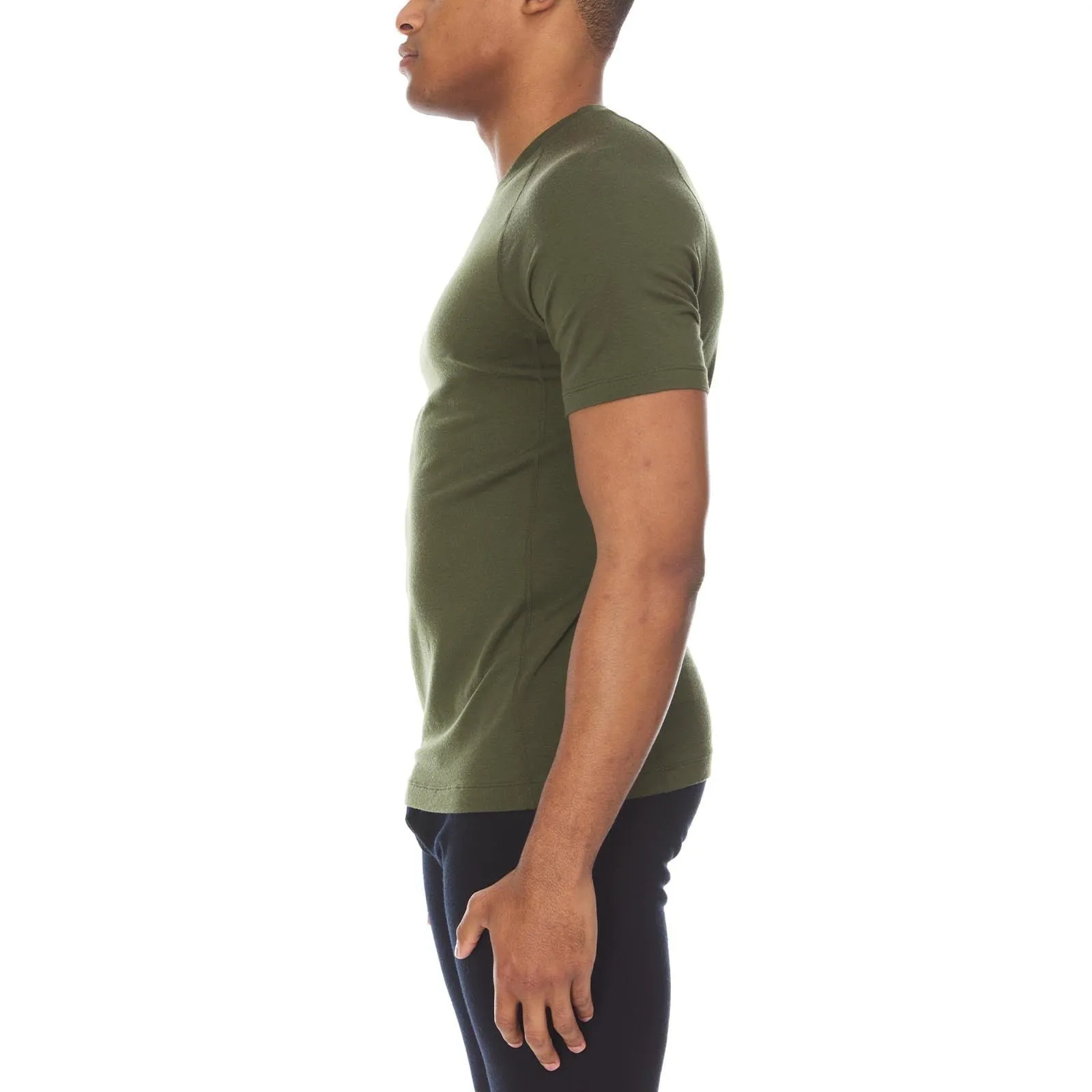 Micro Weight - Men's Wool Raglan T-Shirt Woolverino - Image 5