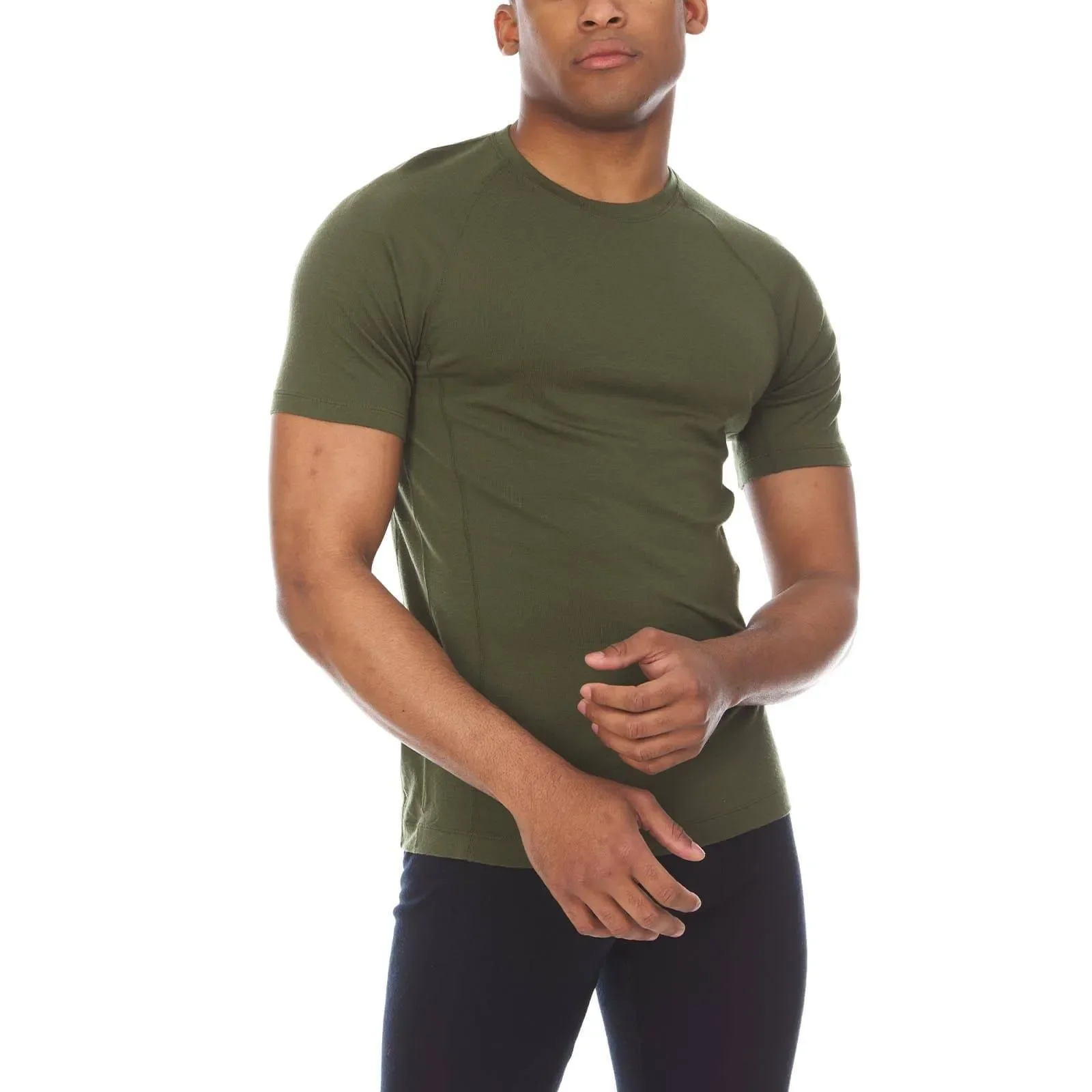 Micro Weight - Men's Wool Raglan T-Shirt Woolverino - Image 6