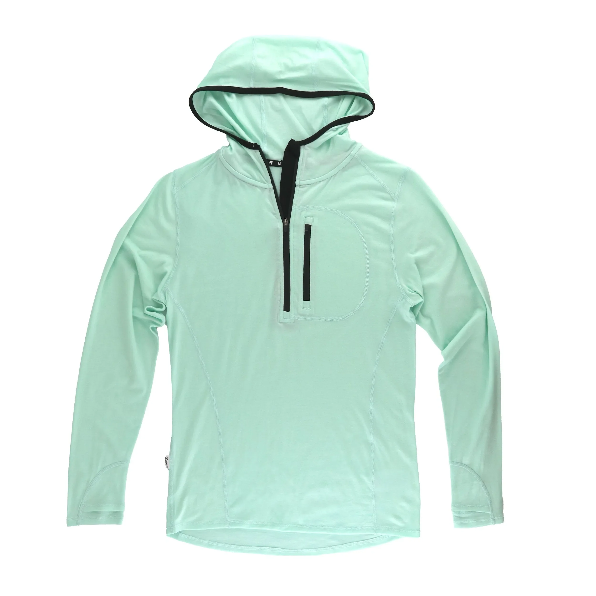 Women's Wool 1/4 Zip Sun Hoodie Woolverino - Image 12
