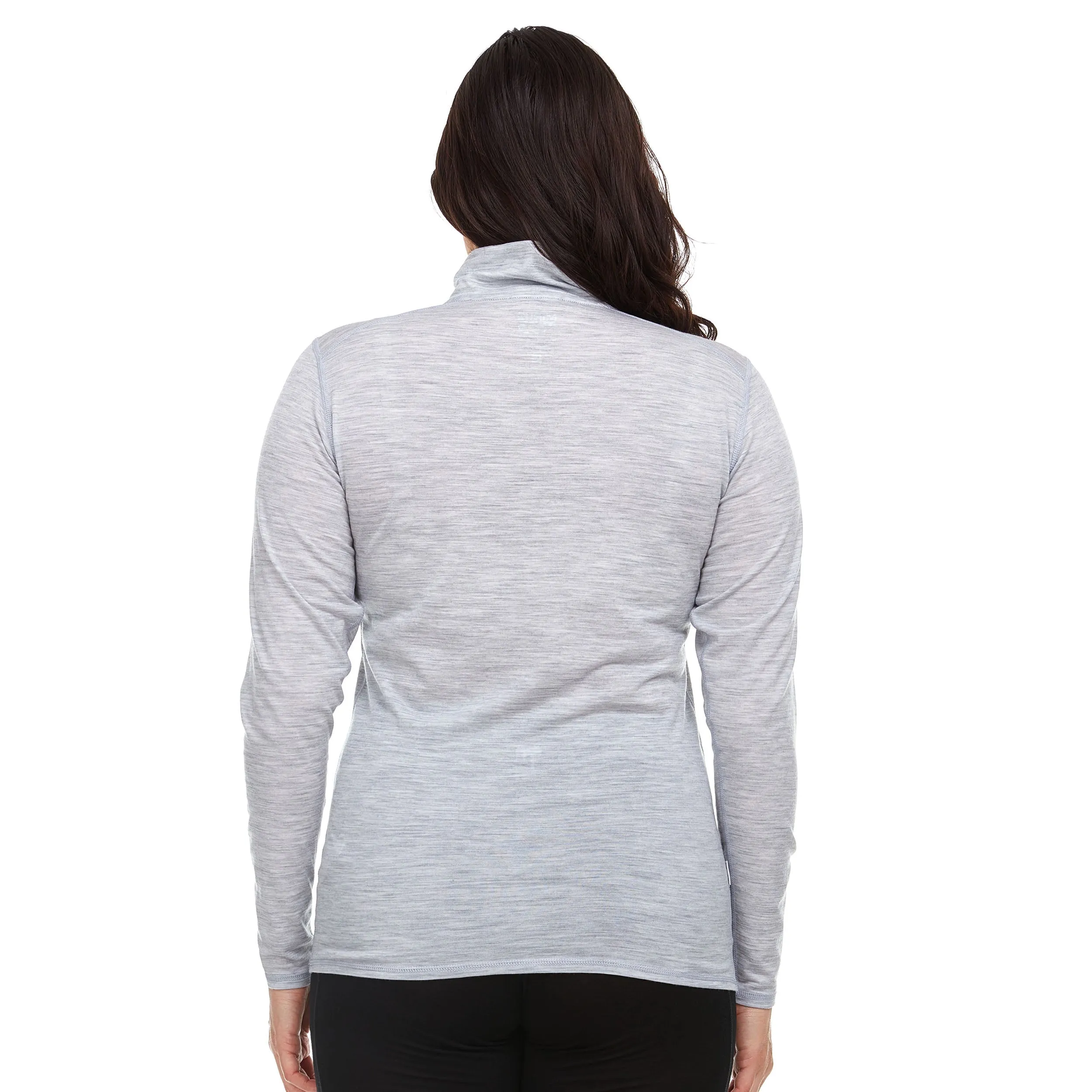 Micro Weight - Women's Wool 1/4 Zip Woolverino - Image 9