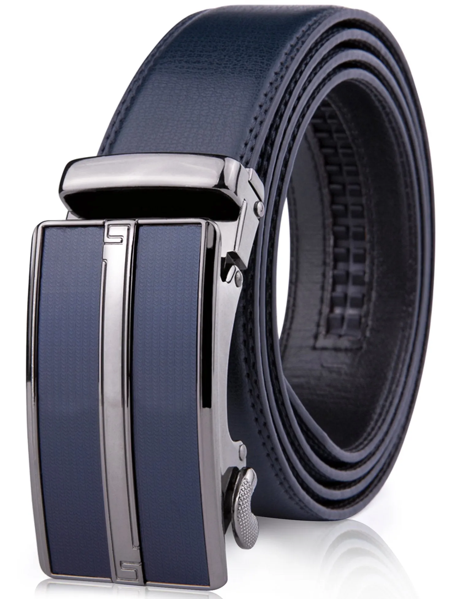 Microfiber Leather Ratchet Belt - Image 13