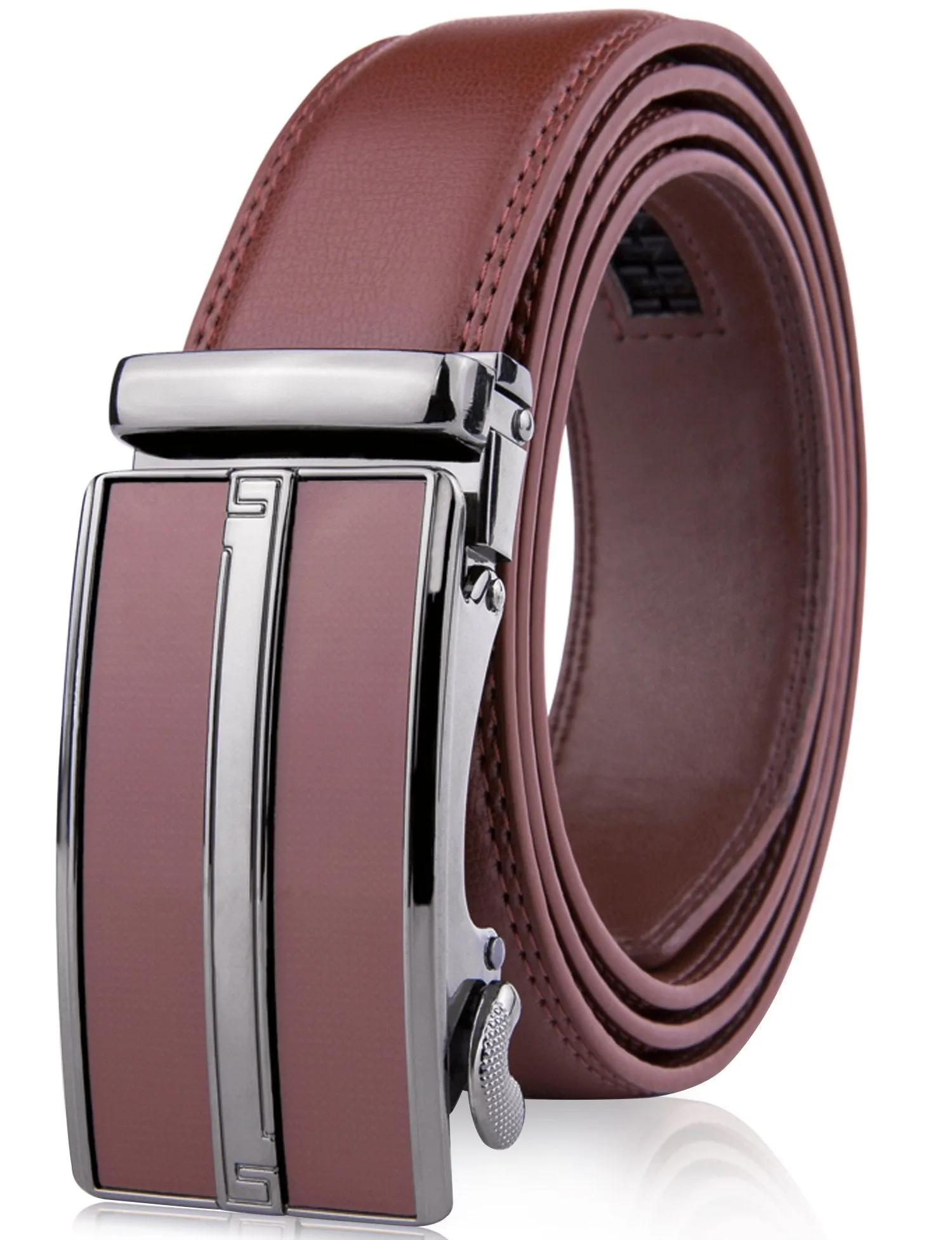 Microfiber Leather Ratchet Belt - Image 7