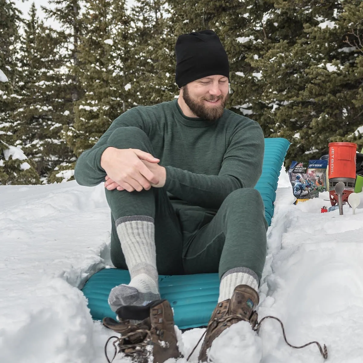 Midweight - Chocorua Men's Crew 100% Merino Wool - Image 15