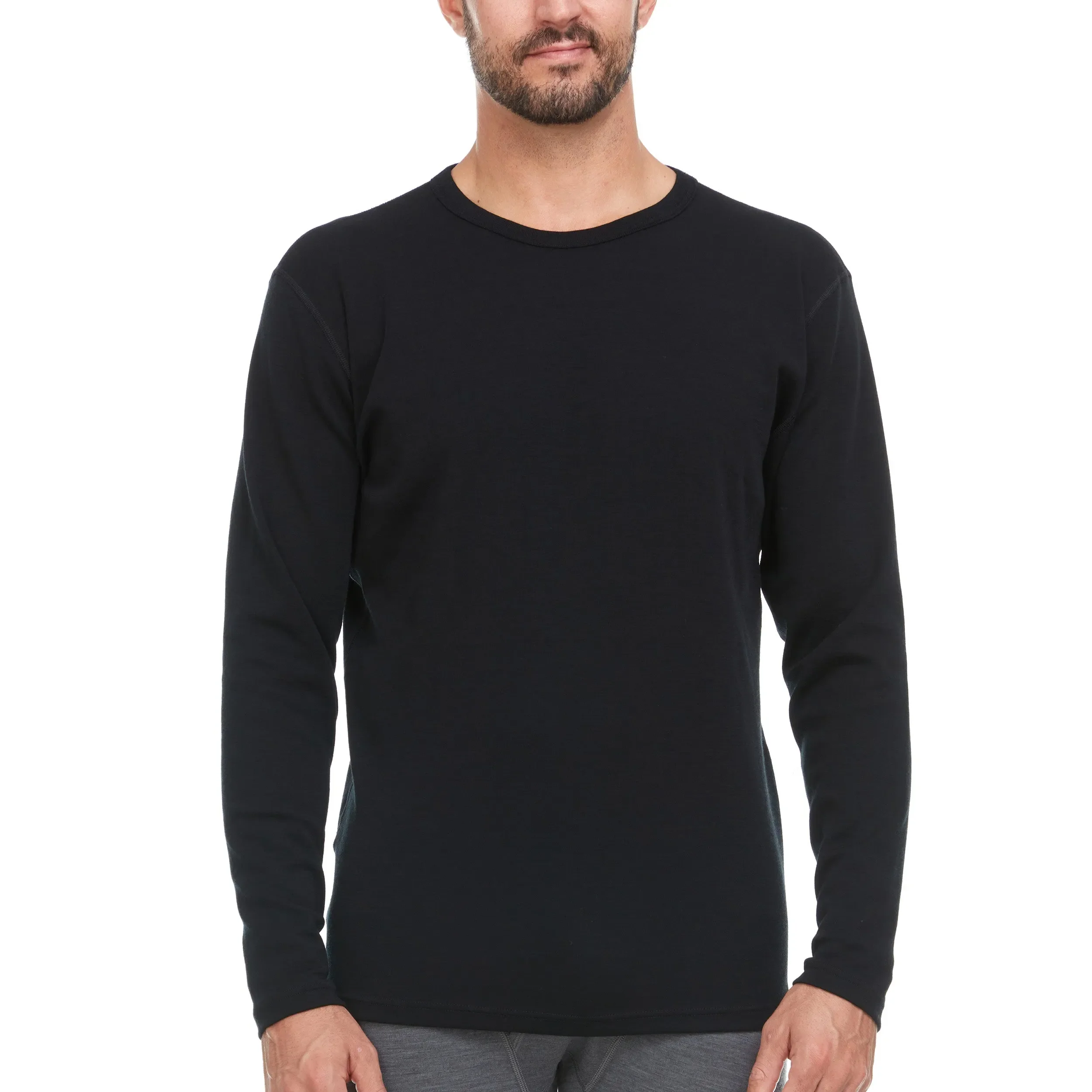 Midweight - Chocorua Men's Crew 100% Merino Wool - Image 4