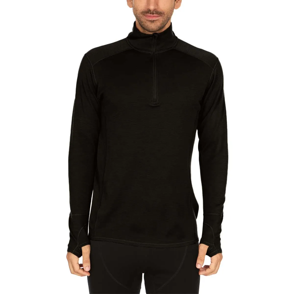 Midweight - Isolation Men's 1/4 Zip 100% Merino Wool - Image 16