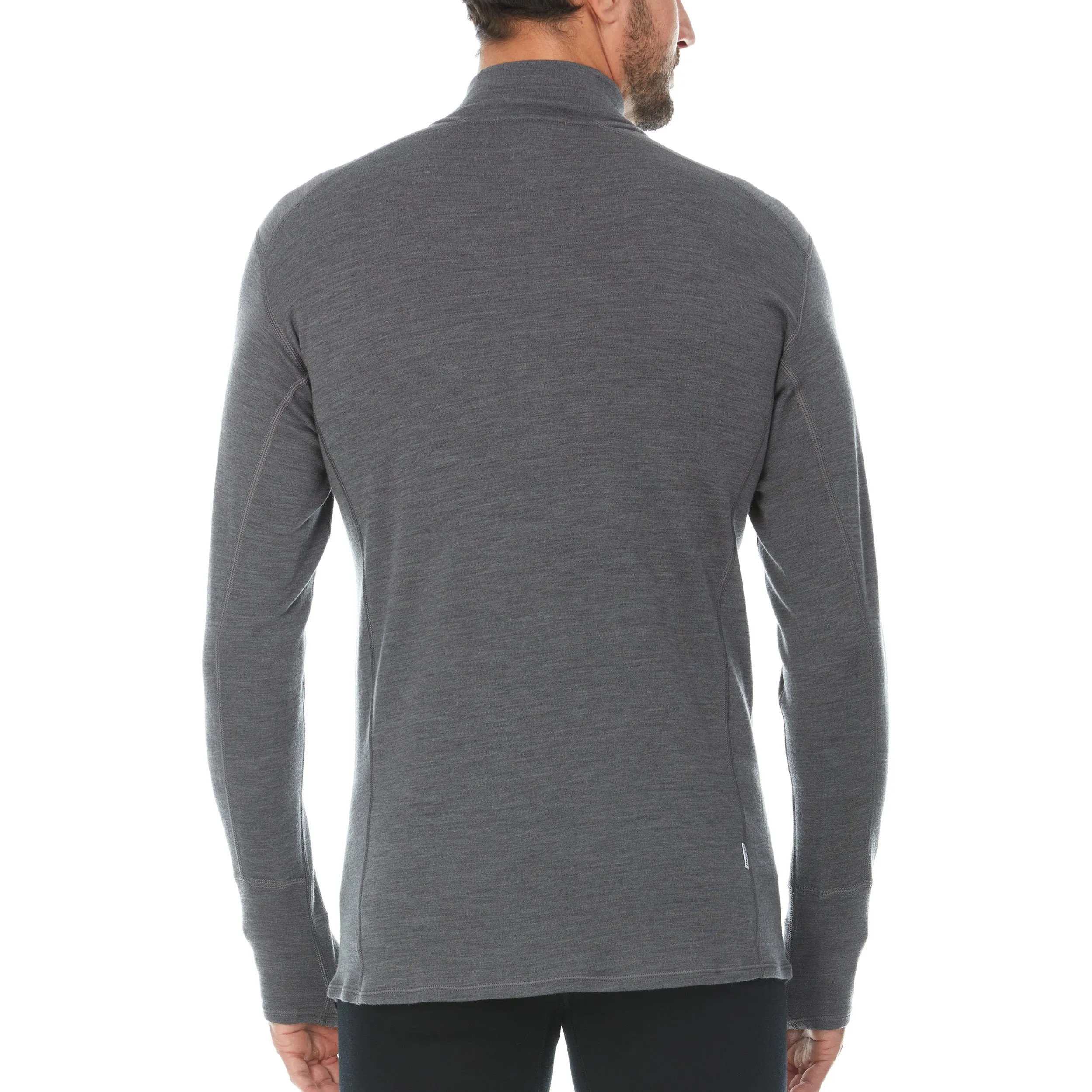 Midweight - Isolation Men's 1/4 Zip 100% Merino Wool - Image 2