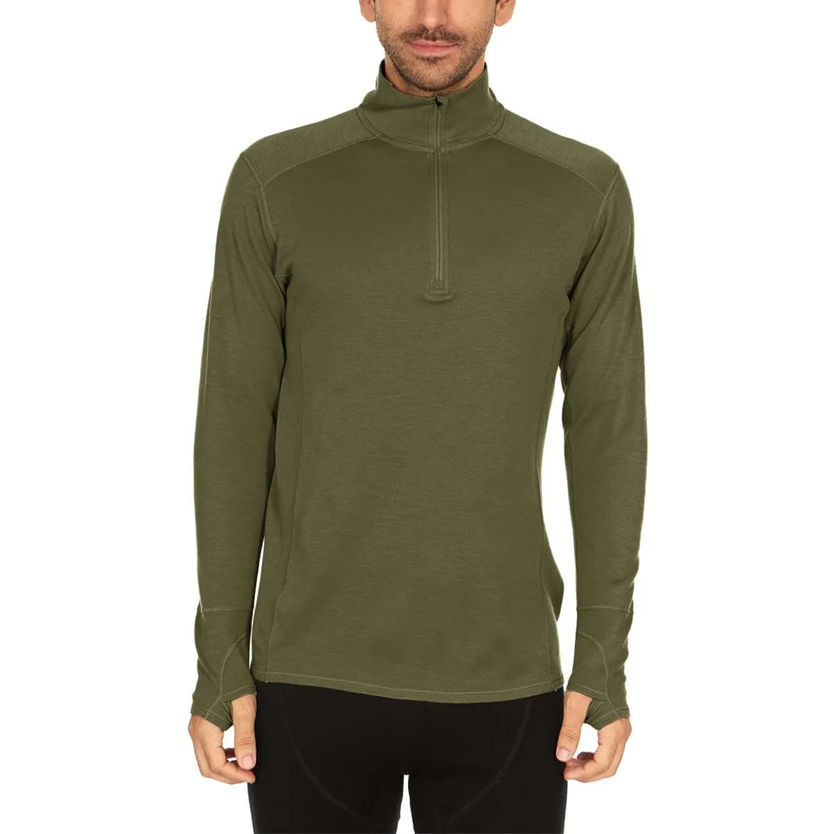 Midweight - Isolation Men's 1/4 Zip 100% Merino Wool - Image 27