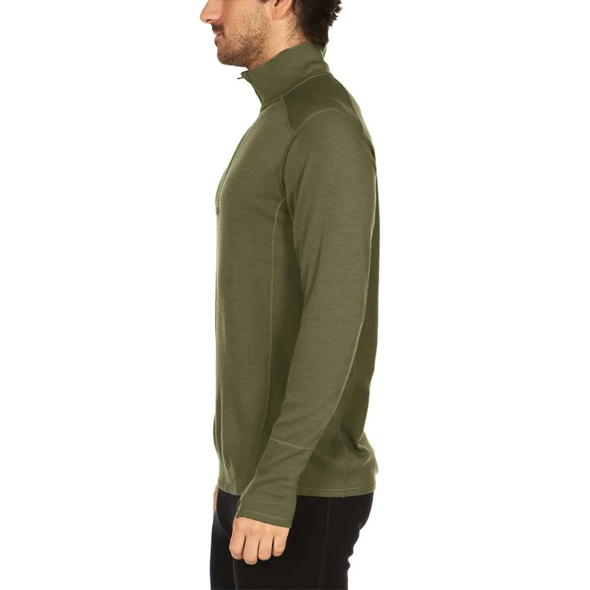 Midweight - Isolation Men's 1/4 Zip 100% Merino Wool - Image 29