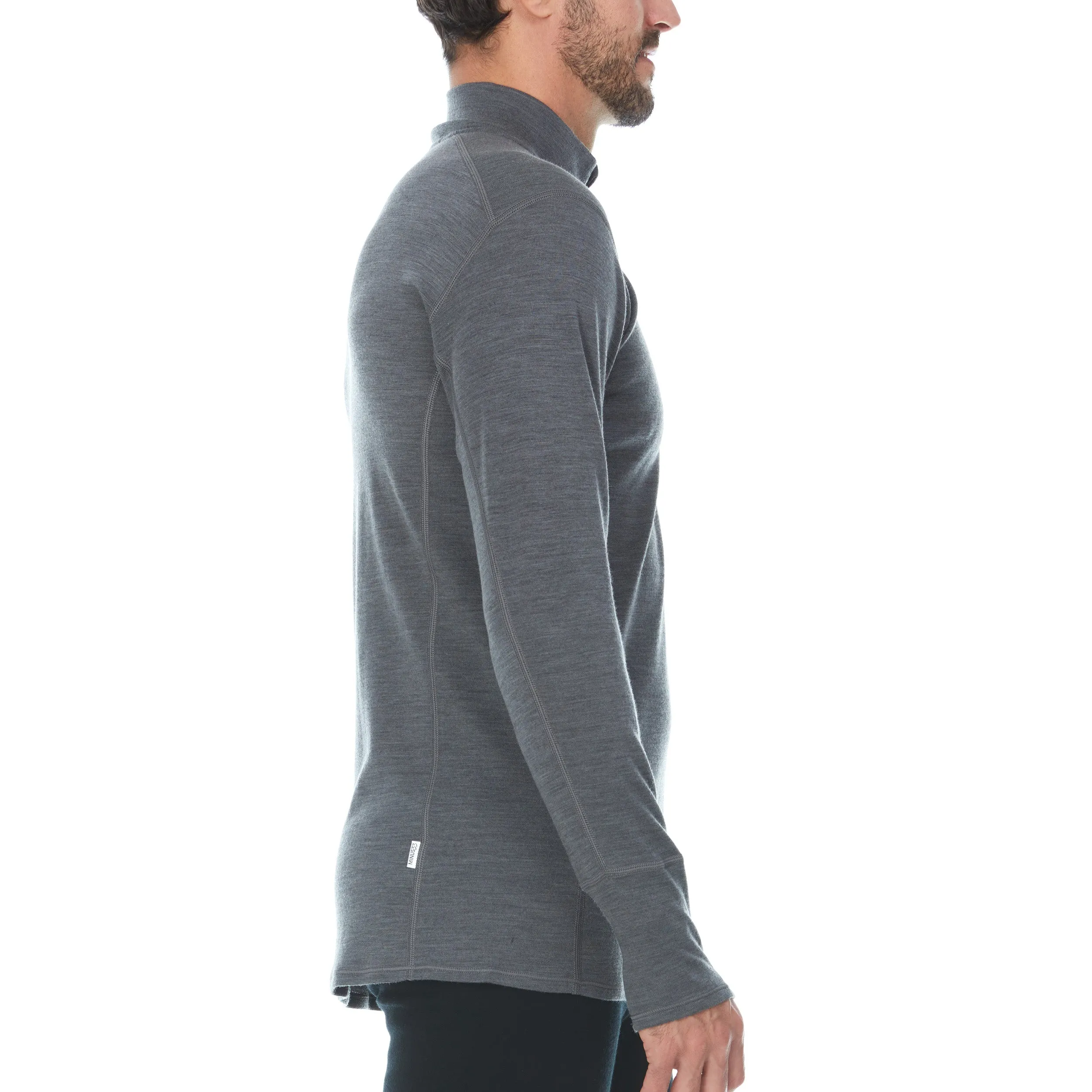 Midweight - Isolation Men's 1/4 Zip 100% Merino Wool - Image 3