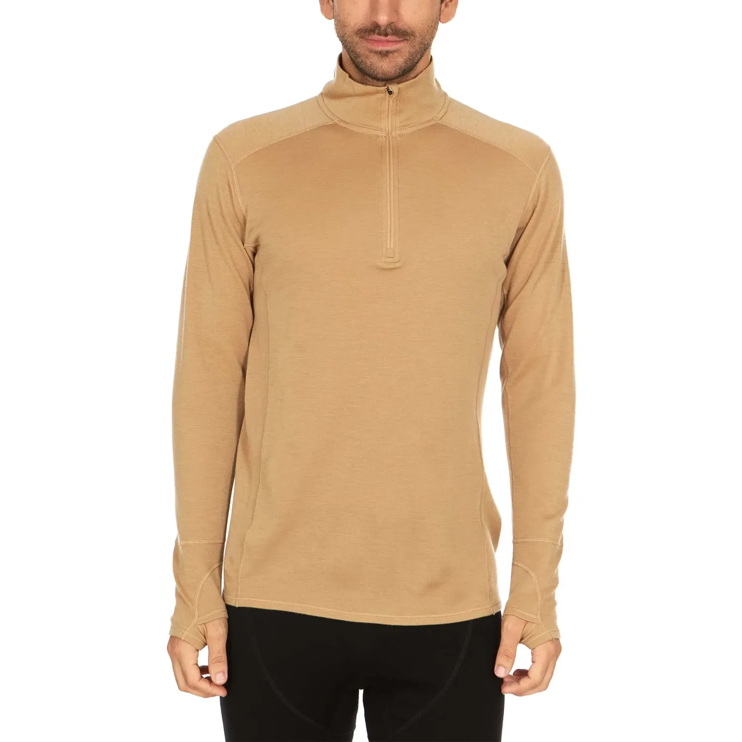 Midweight - Isolation Men's 1/4 Zip 100% Merino Wool - Image 39