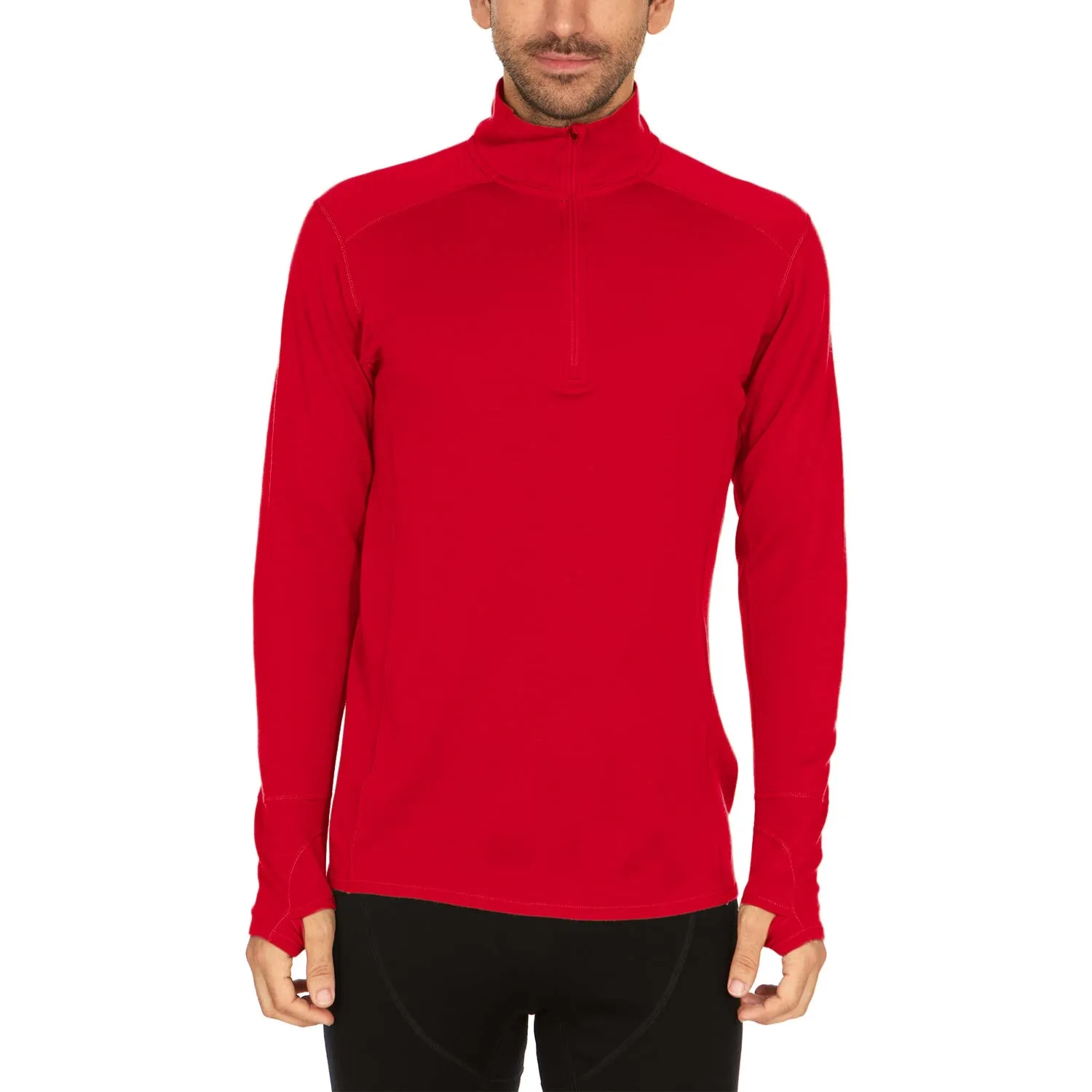 Midweight - Isolation Men's 1/4 Zip 100% Merino Wool - Image 42