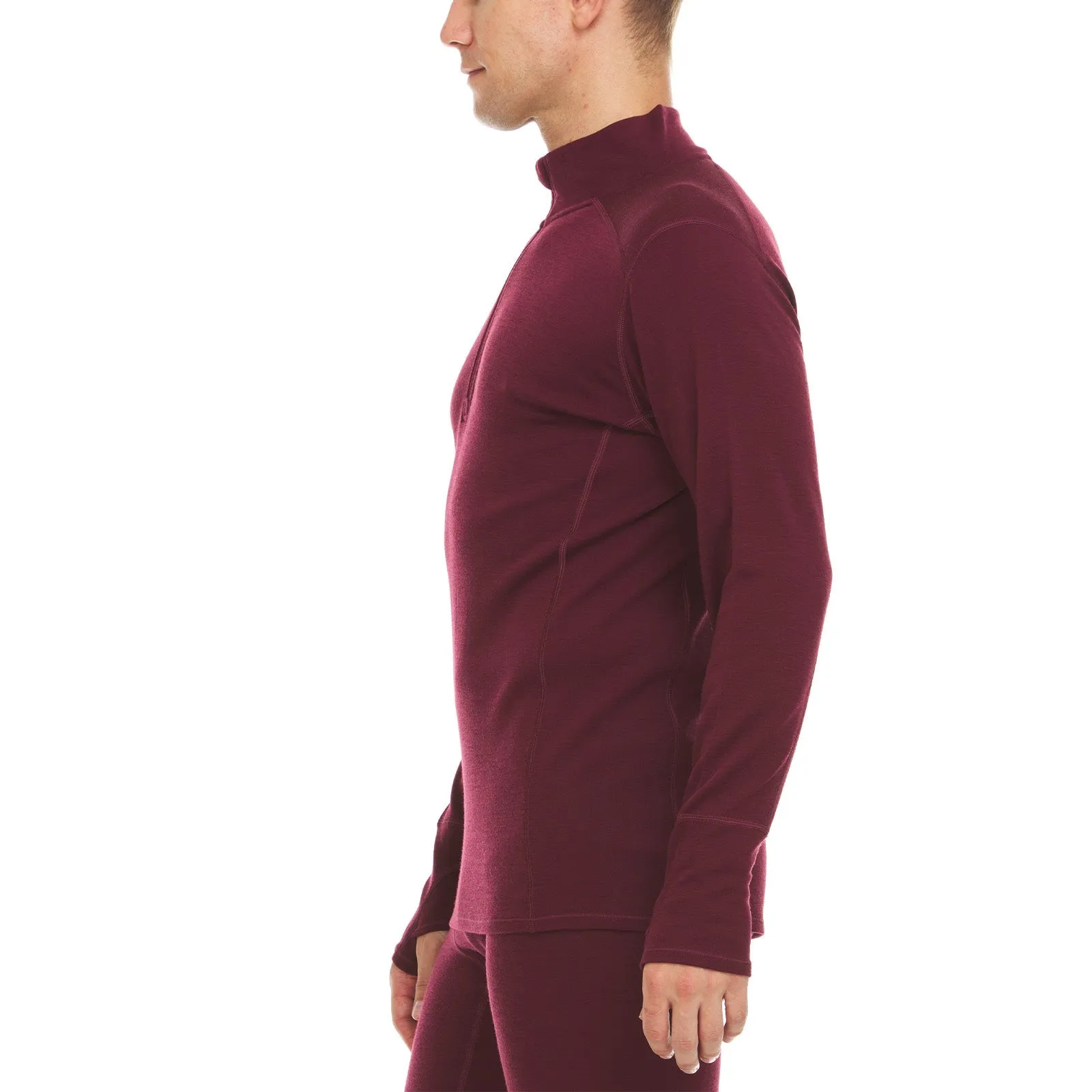 Midweight - Isolation Men's 1/4 Zip 100% Merino Wool - Image 49