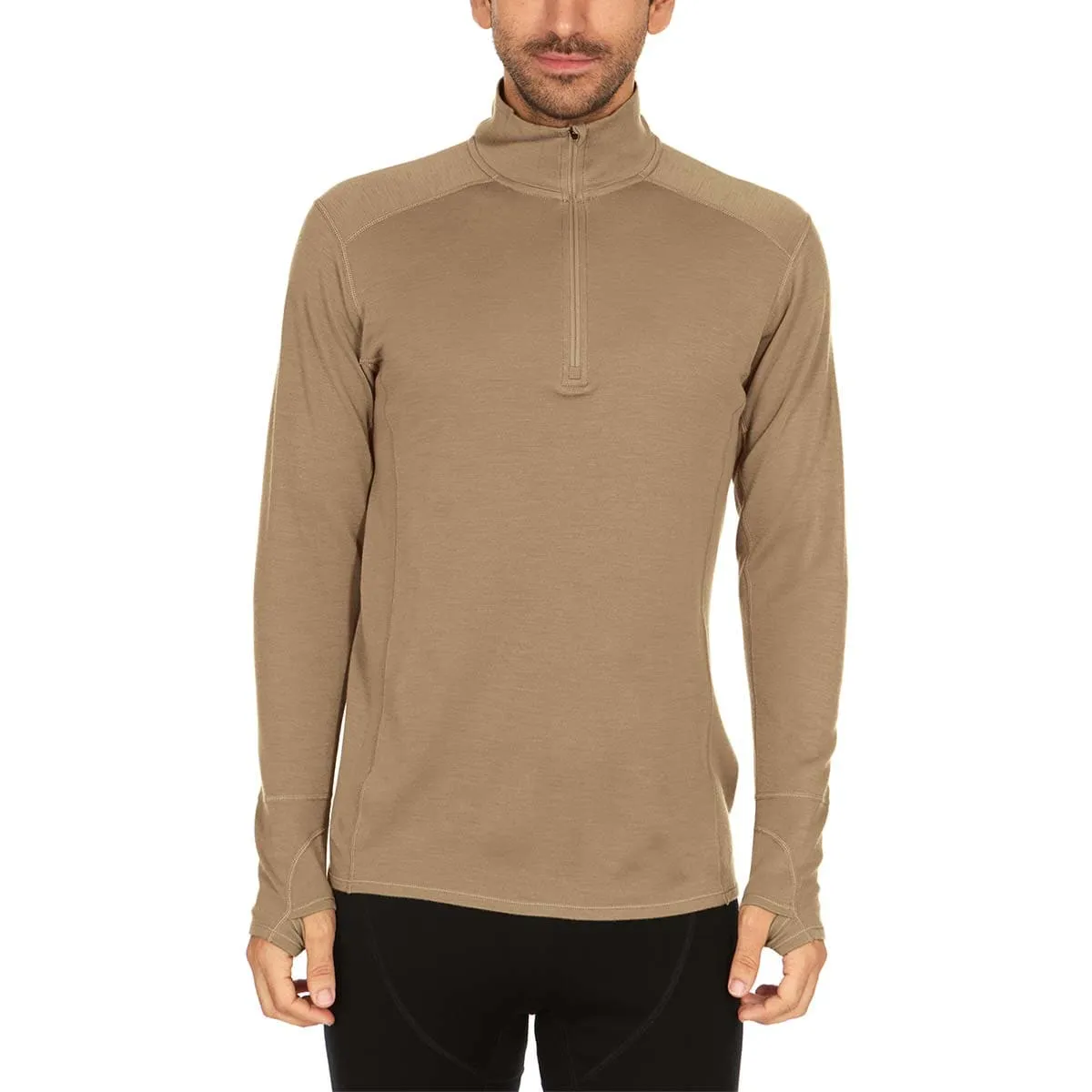 Midweight - Isolation Men's 1/4 Zip 100% Merino Wool - Image 6