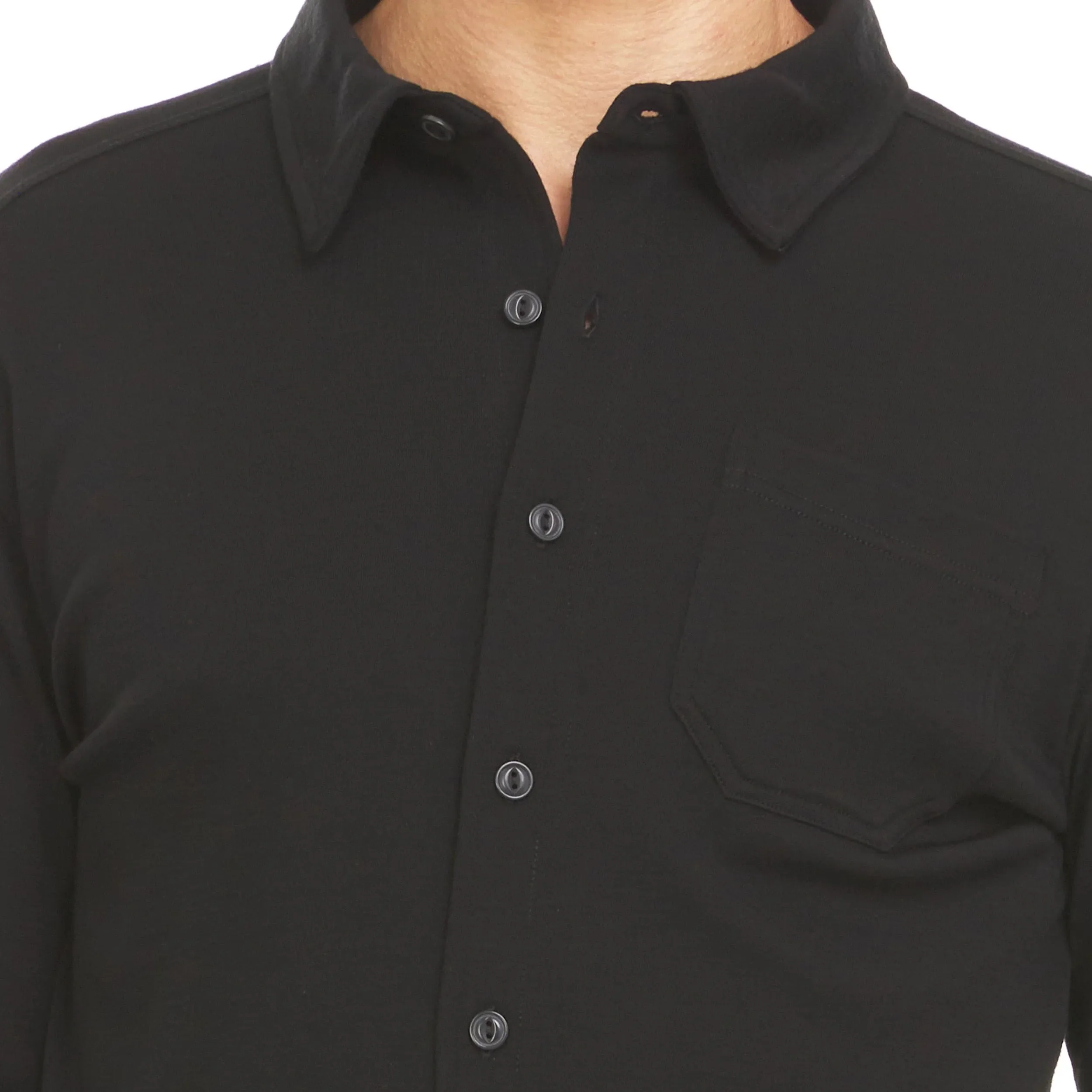 Midweight - Men's Long Sleeve Button Up 100% Merino Wool - Image 5