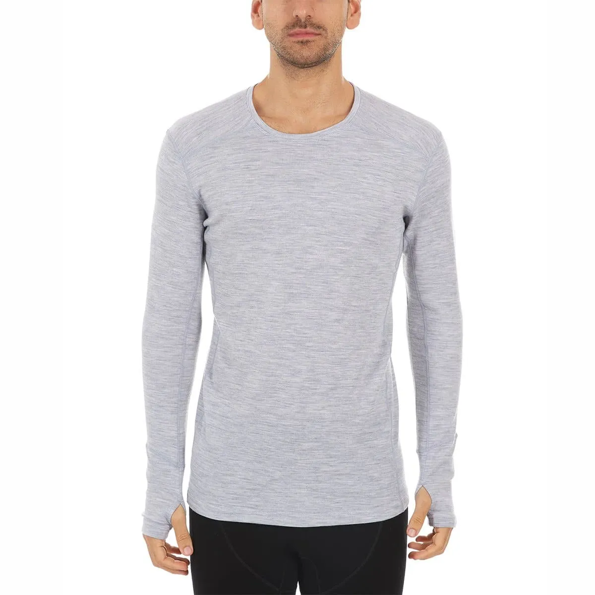 Midweight - Men's Wool Long Sleeve Crew Woolverino - Image 8
