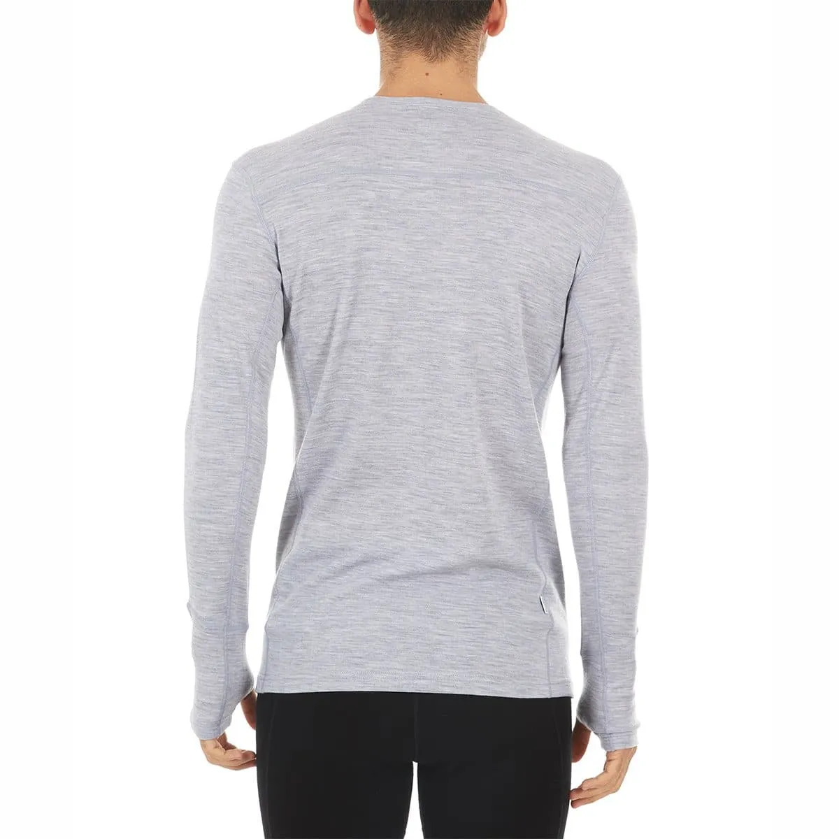 Midweight - Men's Wool Long Sleeve Crew Woolverino - Image 9