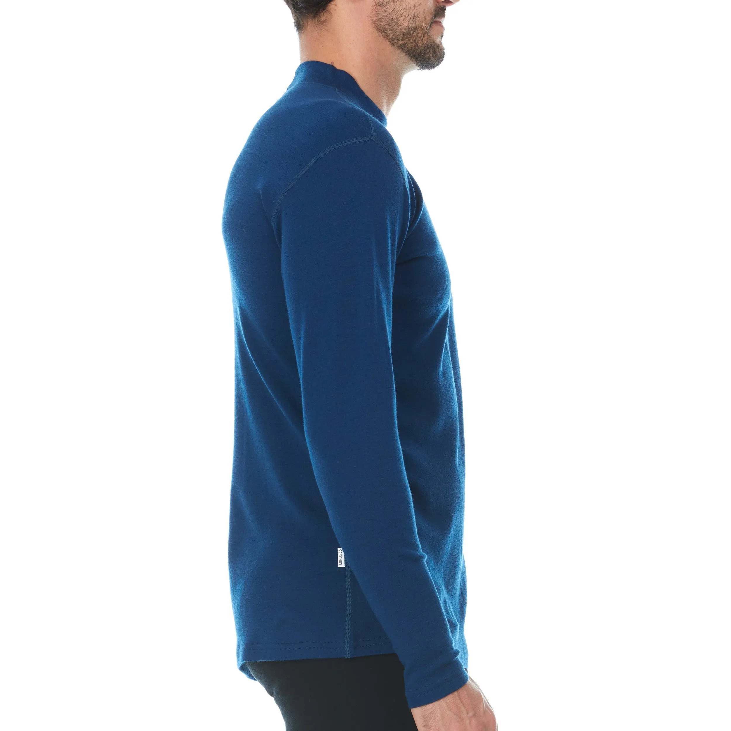 Midweight - Rogers Mock Neck 100% Merino Wool - Image 3