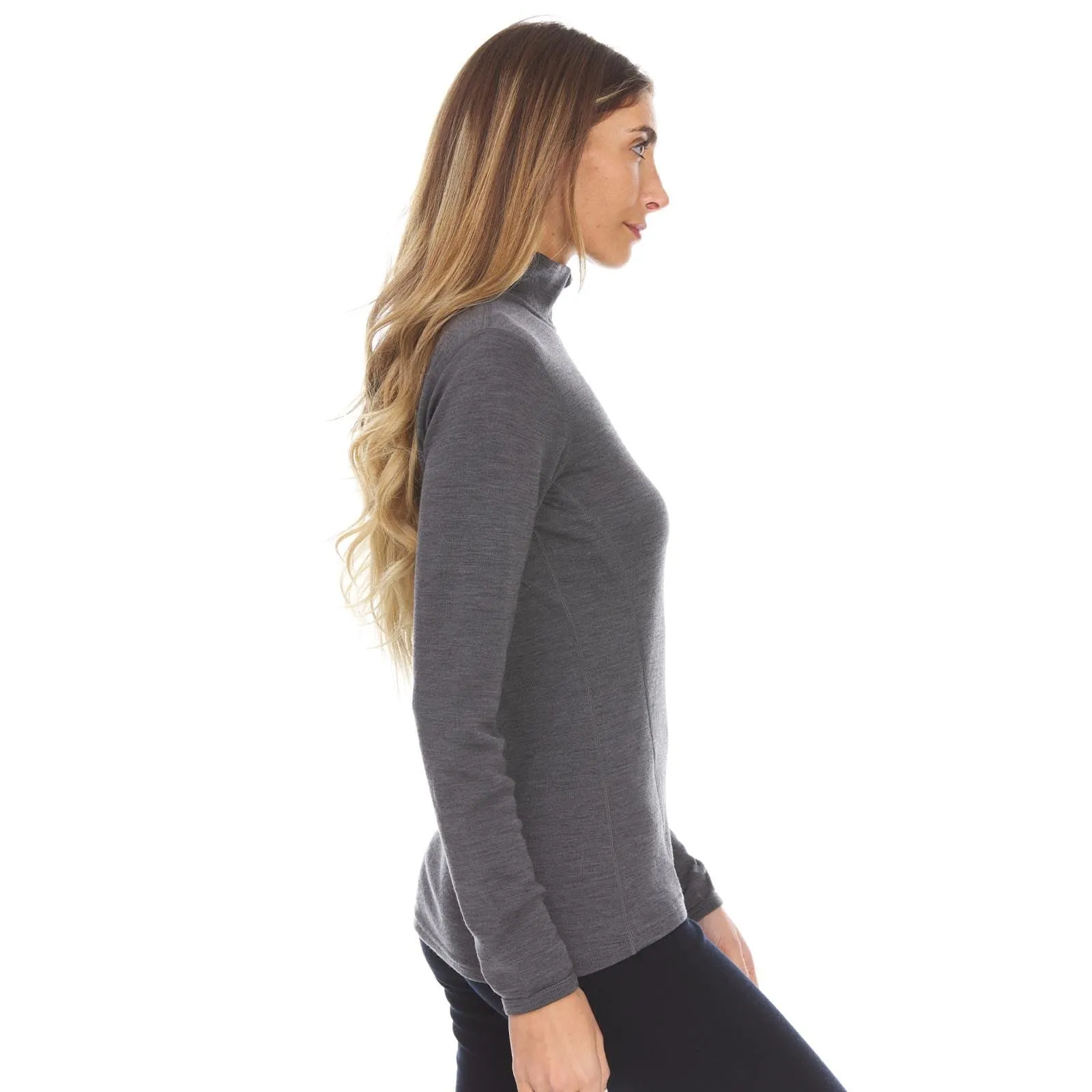 Sequoia Women's 1/4 Zip 100% Merino Wool - Image 12