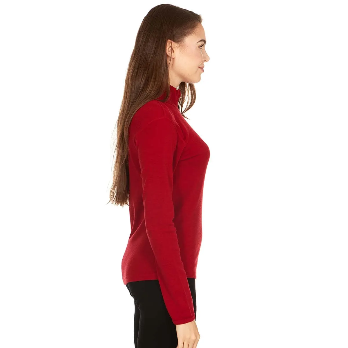 Sequoia Women's 1/4 Zip 100% Merino Wool - Image 23
