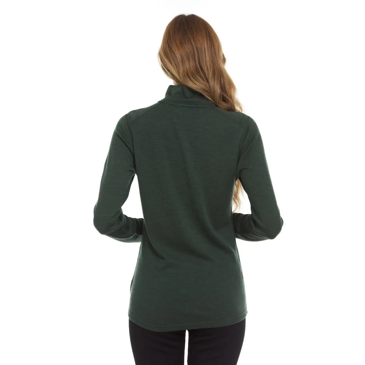 Sequoia Women's 1/4 Zip 100% Merino Wool - Image 26