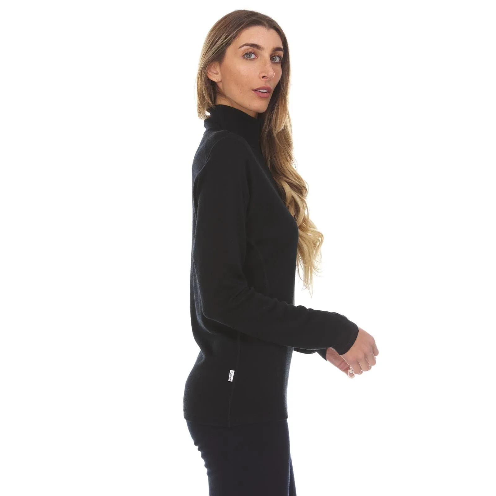 Sequoia Women's 1/4 Zip 100% Merino Wool - Image 38