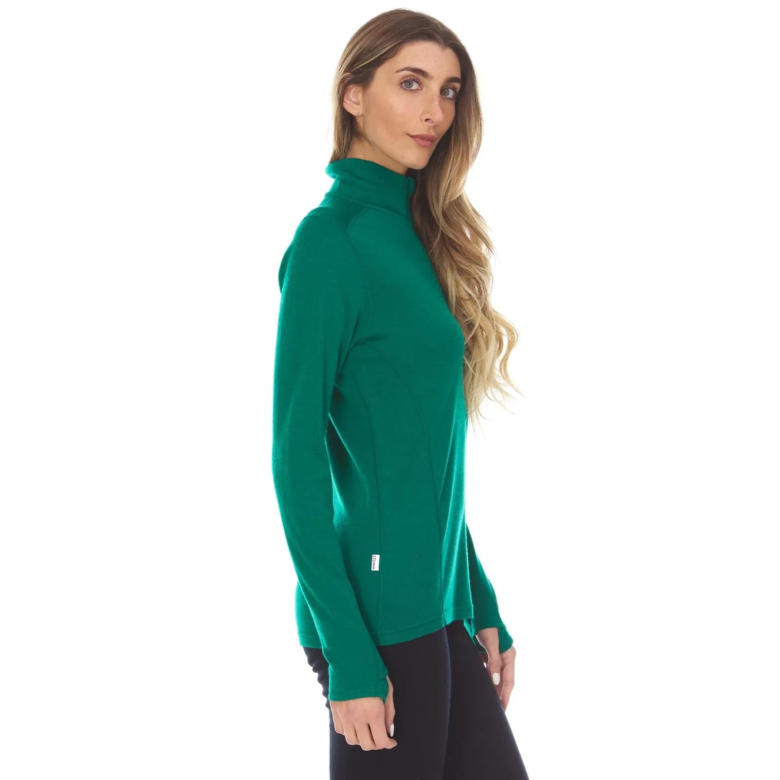 Sequoia Women's 1/4 Zip 100% Merino Wool - Image 4
