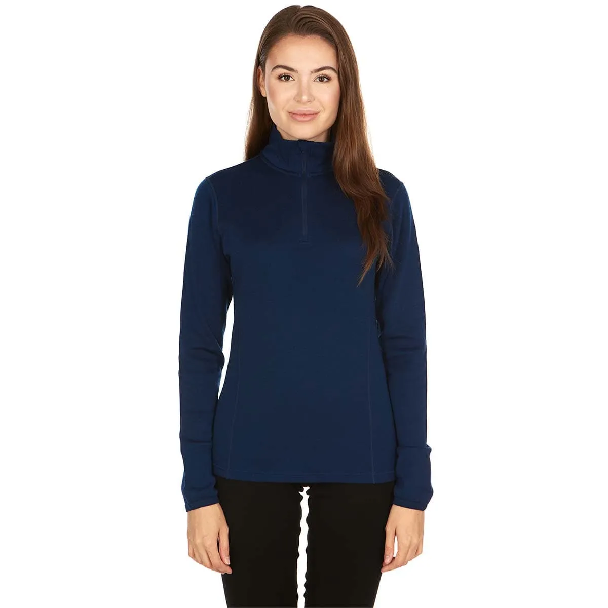 Sequoia Women's 1/4 Zip 100% Merino Wool - Image 56