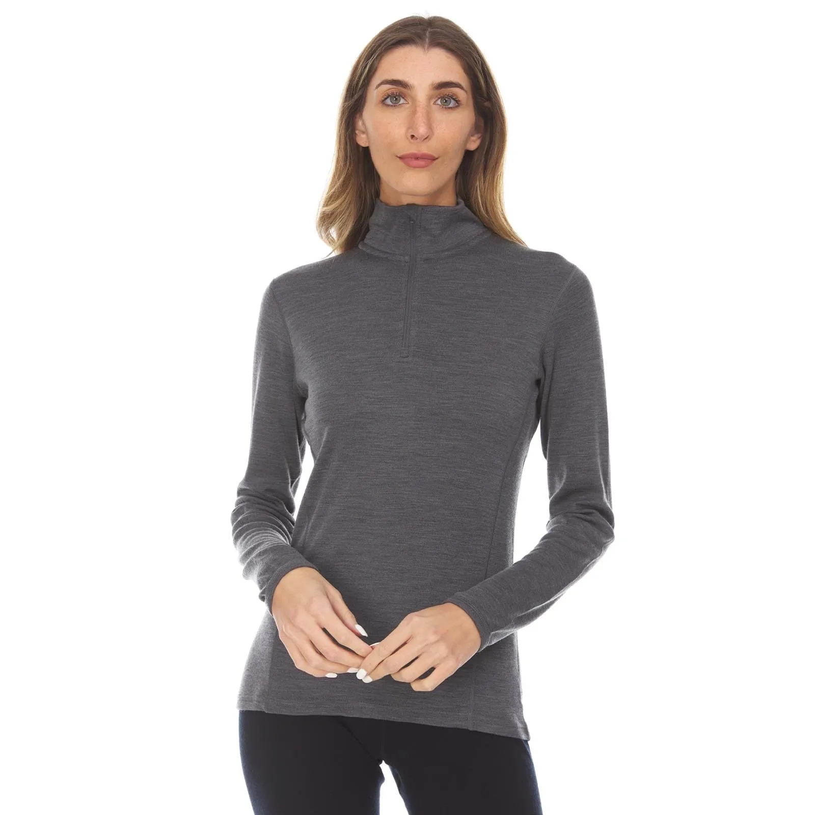 Sequoia Women's 1/4 Zip 100% Merino Wool - Image 6