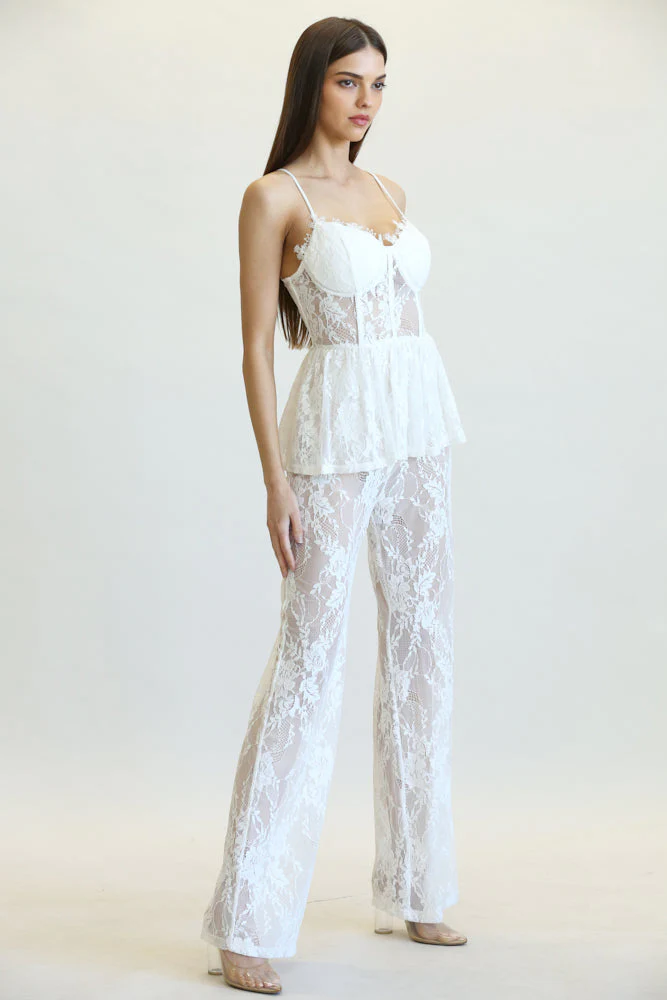Milania - Peplum Waist Jumpsuit - Image 2