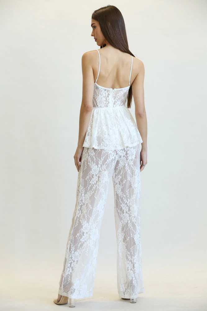 Milania - Peplum Waist Jumpsuit - Image 3