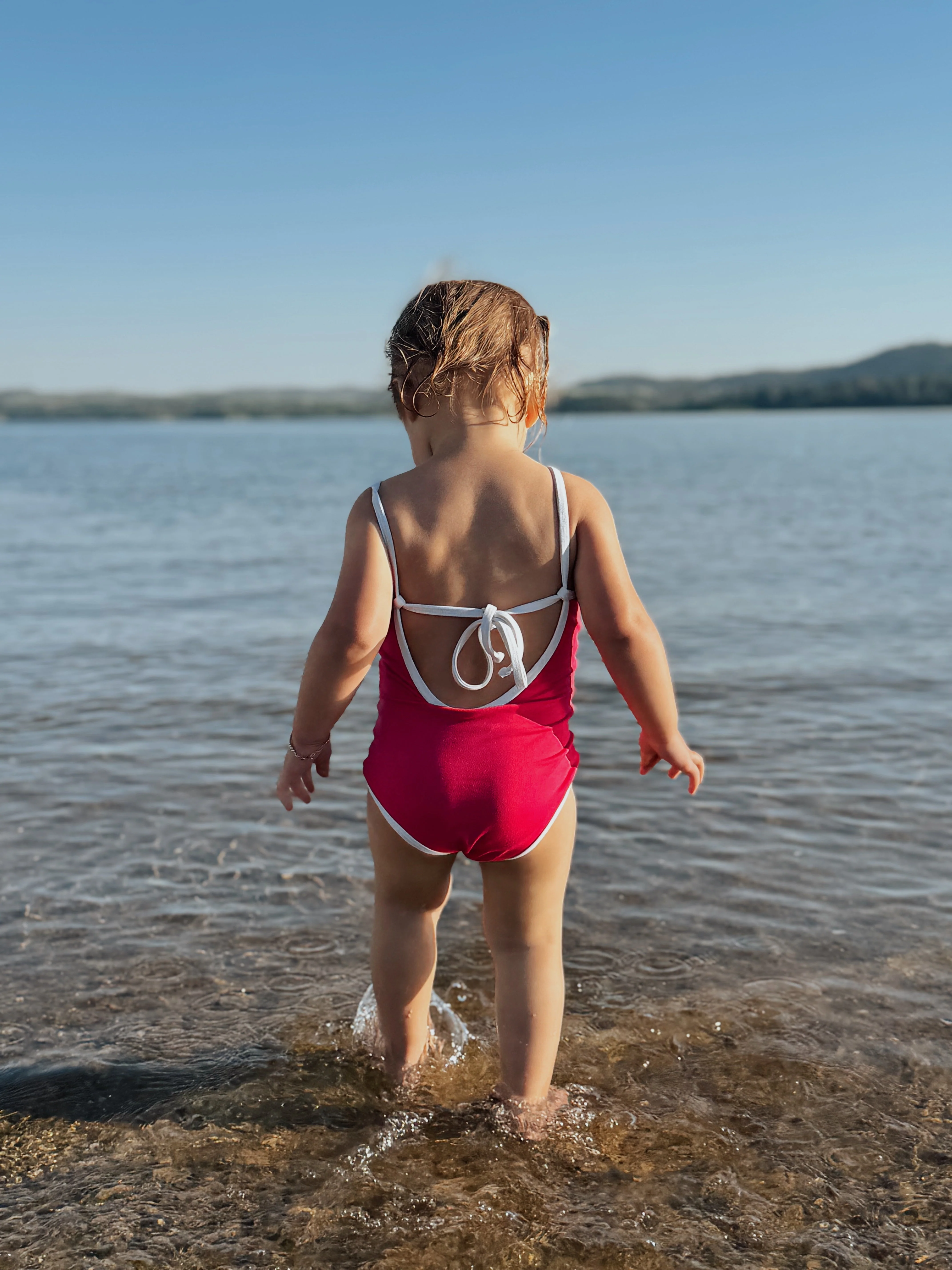 Millie One Piece Kids Swimsuit - Pitaya - Image 2