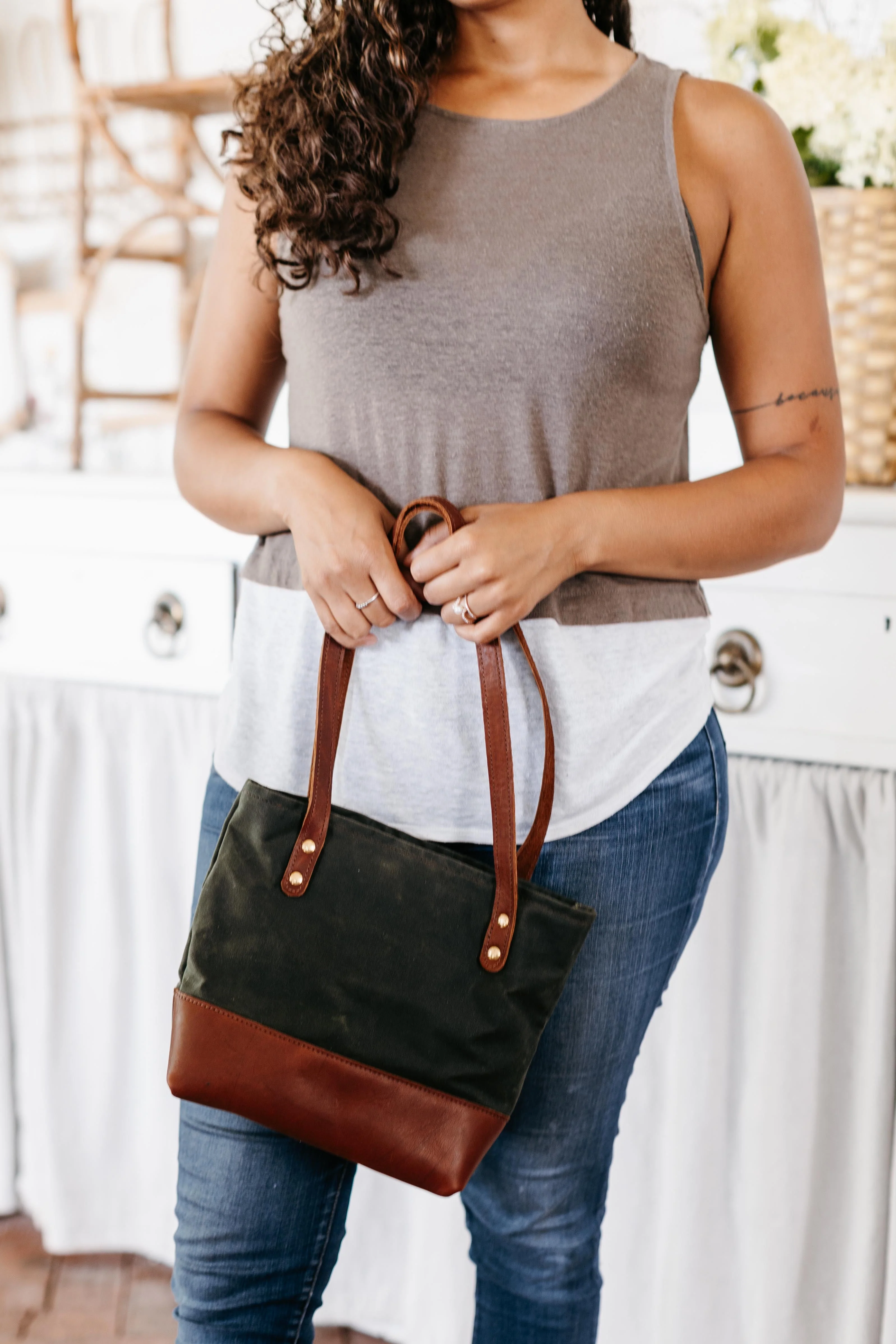 Mini Canvas Tote - Image 5