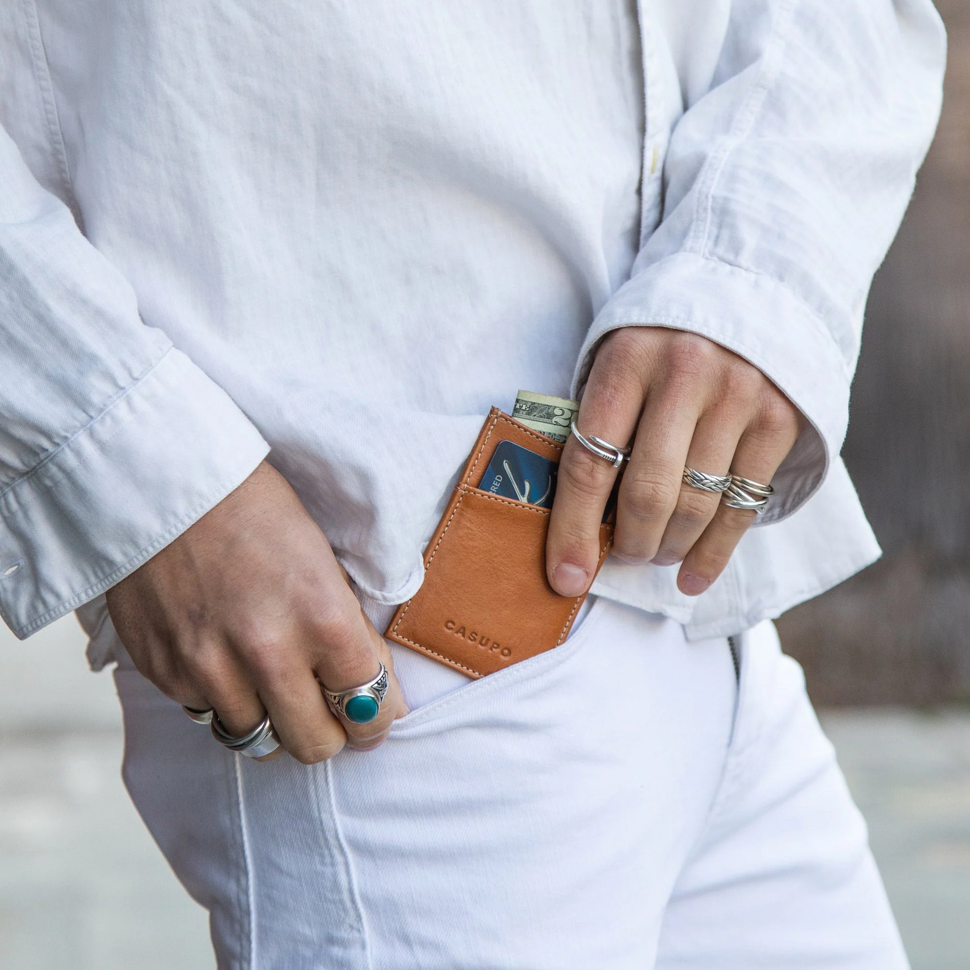 Minimalist Wallet - Natural - Image 7
