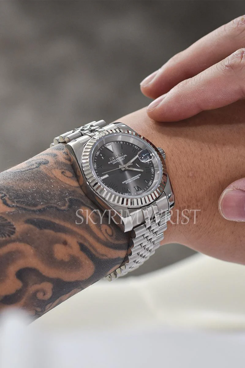 Mod Datejust Wimbledon Gray Watch - Image 2