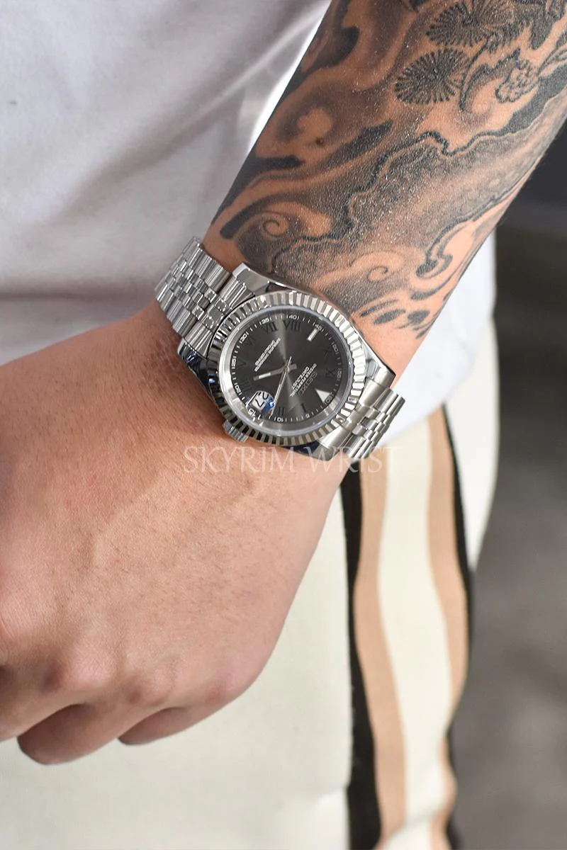 Mod Datejust Wimbledon Gray Watch - Image 4