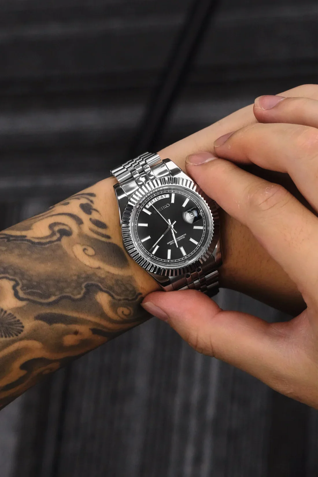 Mod Day-Date Black Watch - Image 2