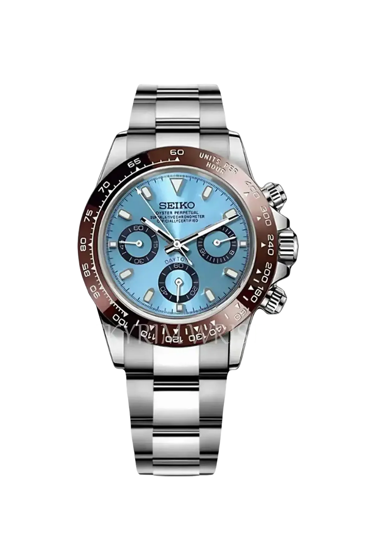 Mod Daytona Brown Ice Blue Watch