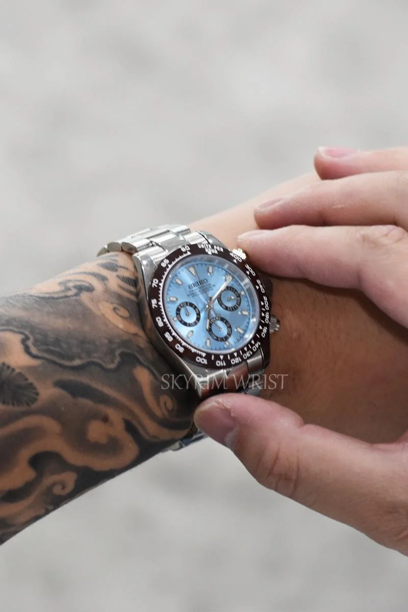 Mod Daytona Ice Blue Watch - Image 2