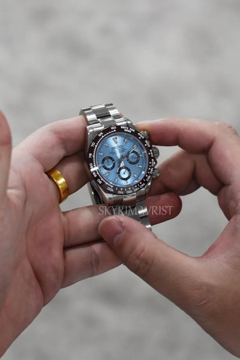 Mod Daytona Ice Blue Watch - Image 3