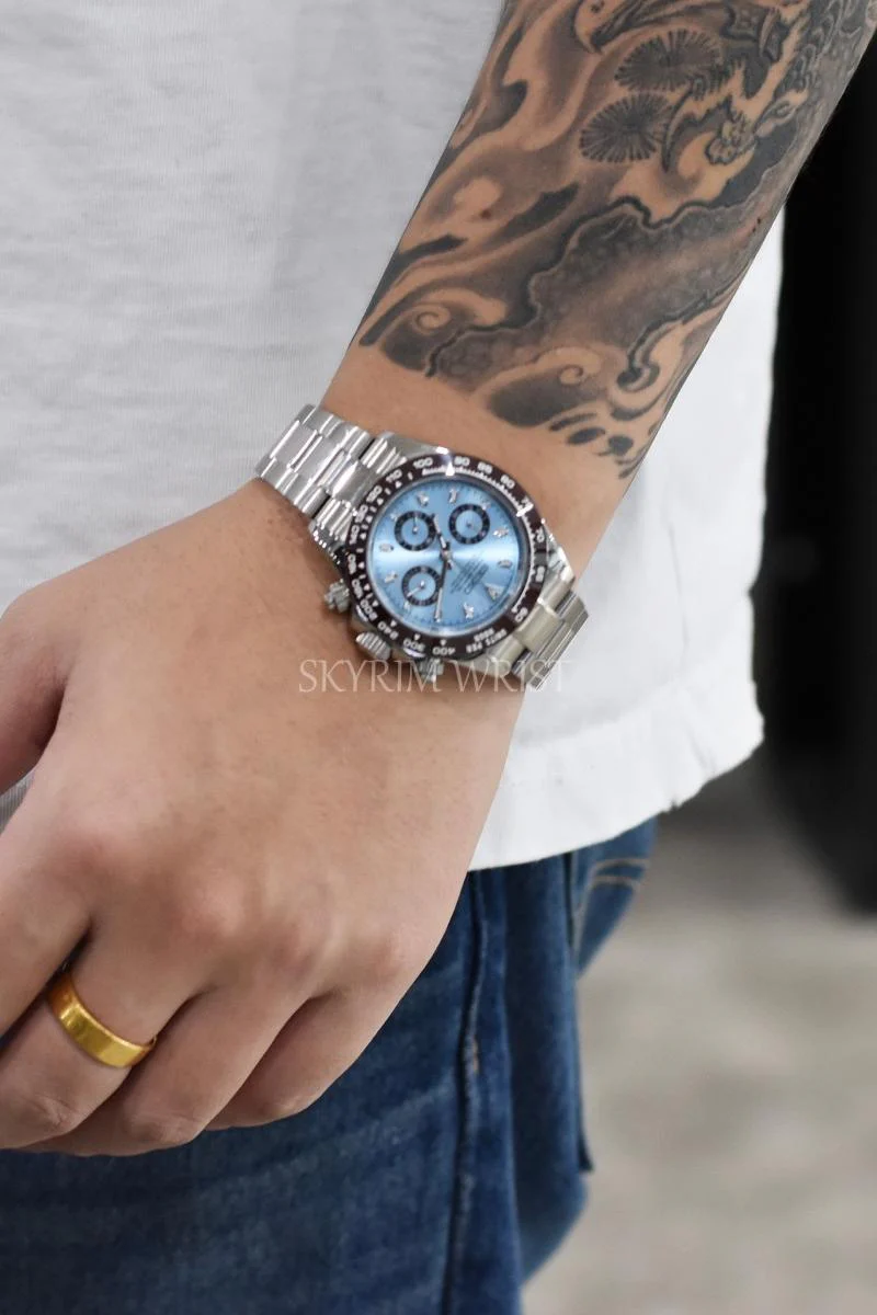 Mod Daytona Ice Blue Watch - Image 4
