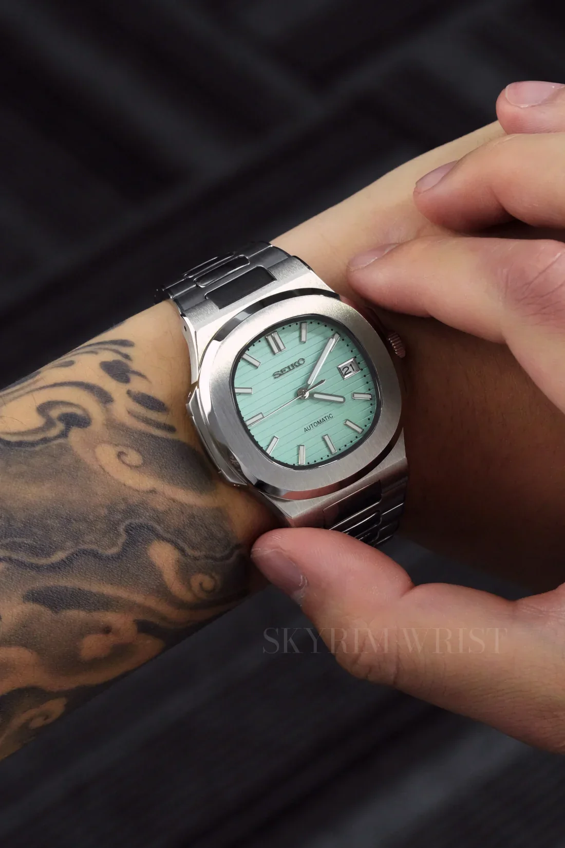 Mod Nautilus Tiffany Green Watch - Image 2