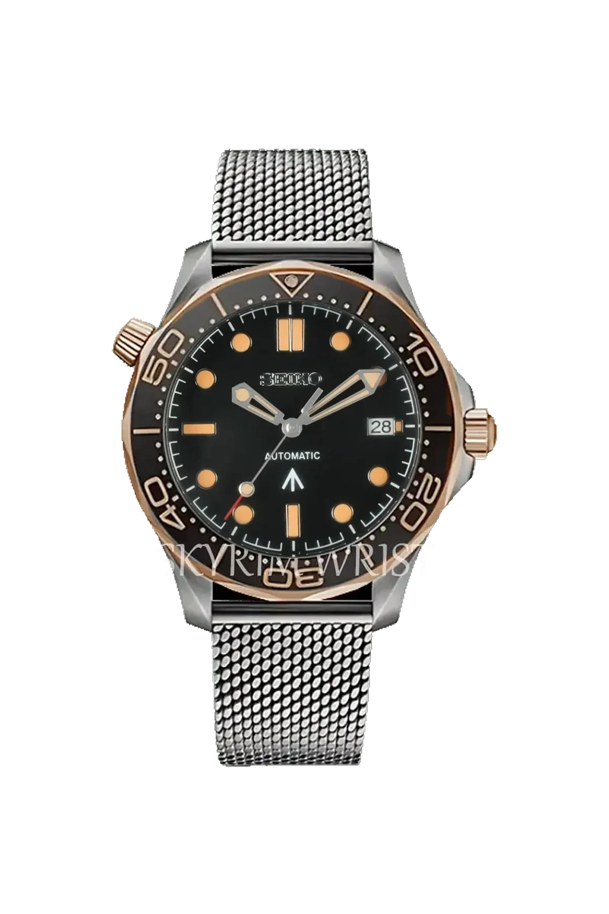 Mod Seamaster VII Rose Gold Watch