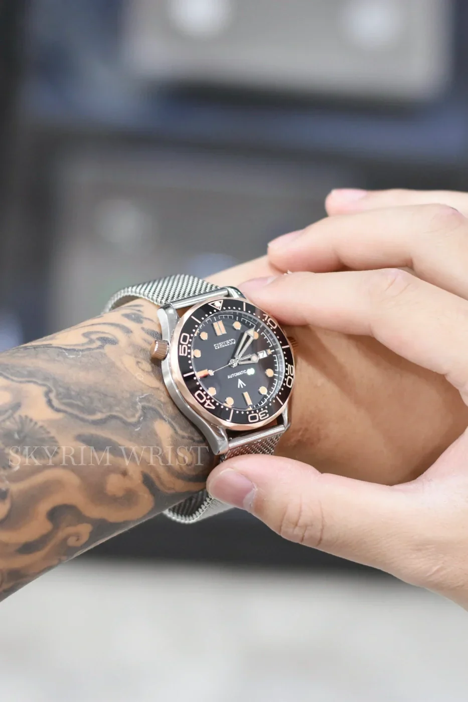 Mod Seamaster VII Rose Gold Watch - Image 2