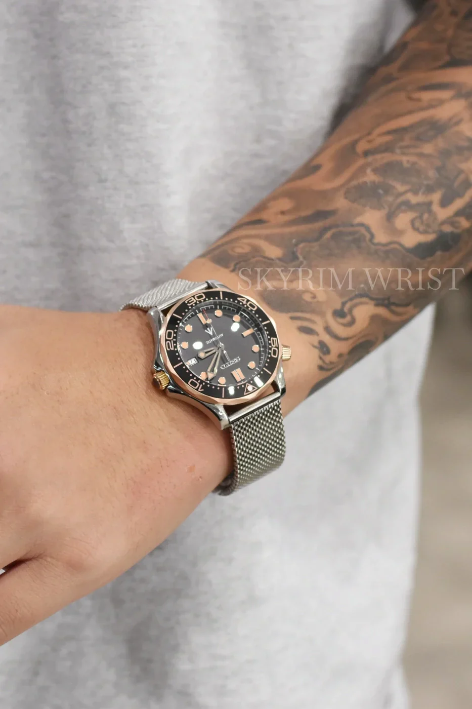 Mod Seamaster VII Rose Gold Watch - Image 4