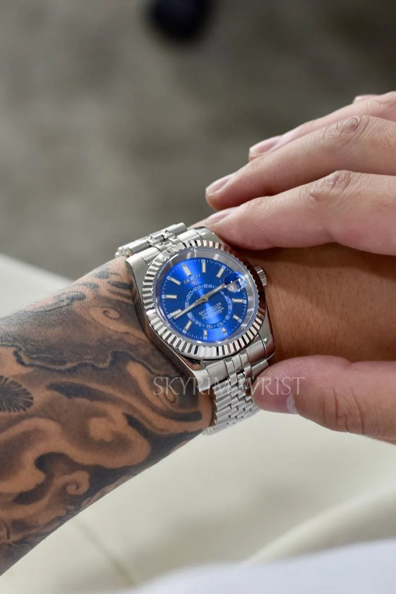 Mod Sky-Dweller Blue Watch - Image 2